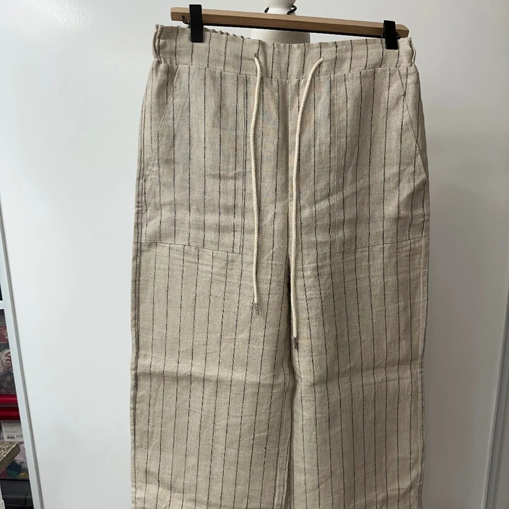Mod Ref Stripped Pants - Beige - Size Small - Picture 2 of 5